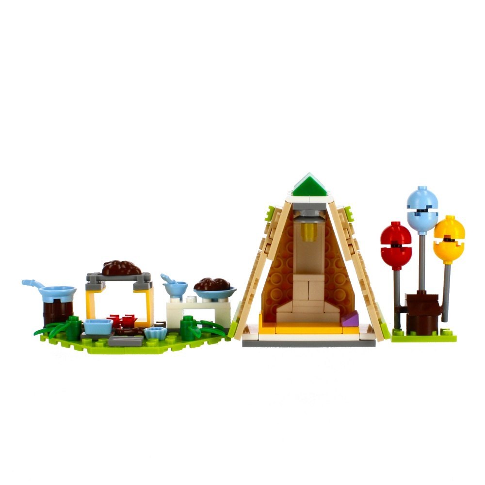 BUILDING BLOCKS 251 ELEMENTS CAMPING ALLEBLOX 478245 ALLEBLOX